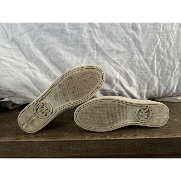 Michael Kors White Slip-On Sneakers Women's size 6M - Picture 6 of 6